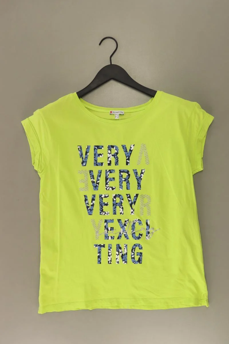 Street One T-Shirt Gr. 38 Kurzarm gelb