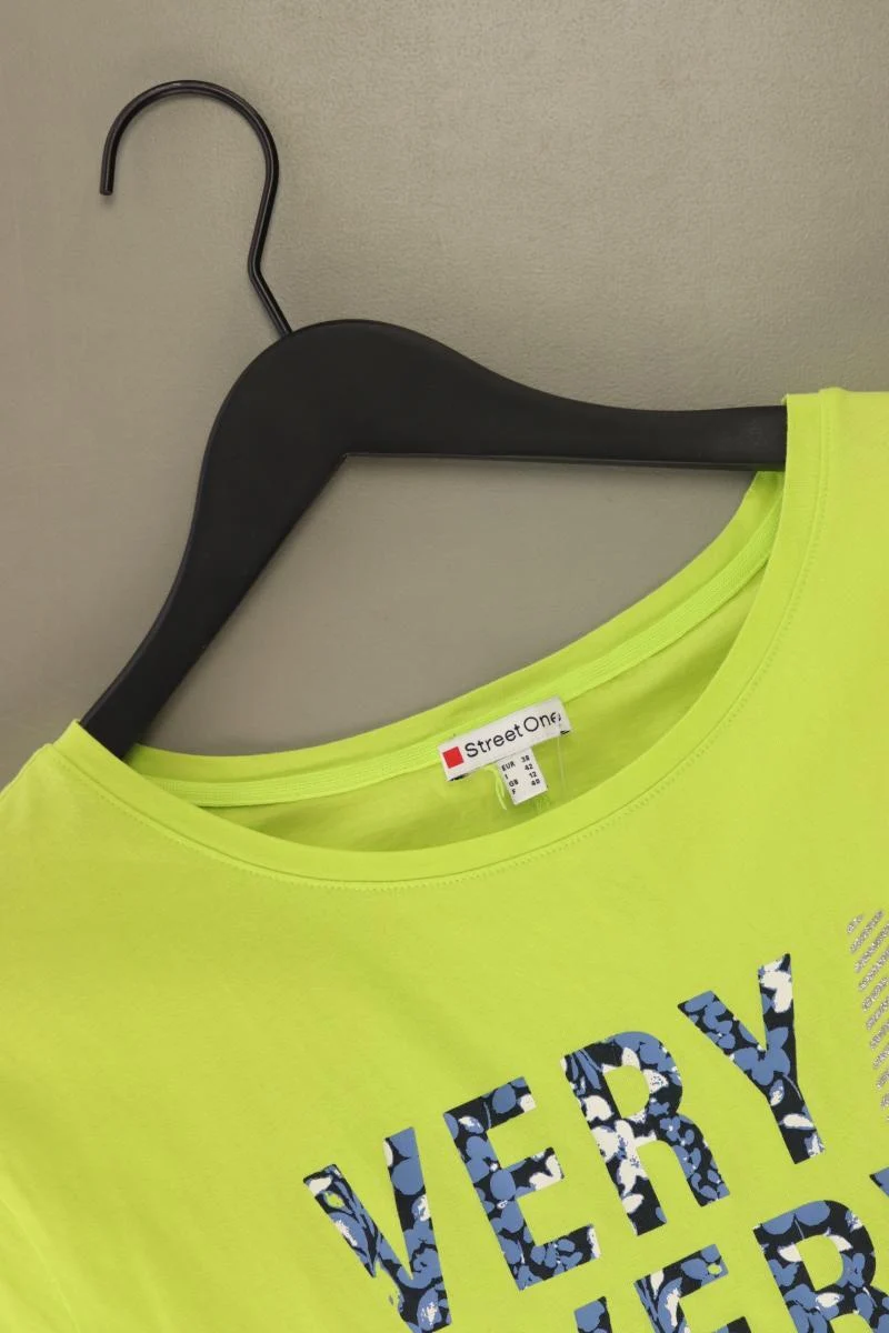 Street One T-Shirt Gr. 38 Kurzarm gelb