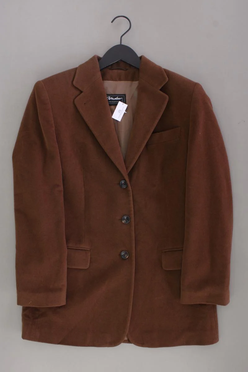 Windsor Longblazer Gr. 38 Vintage braun aus ANGORA