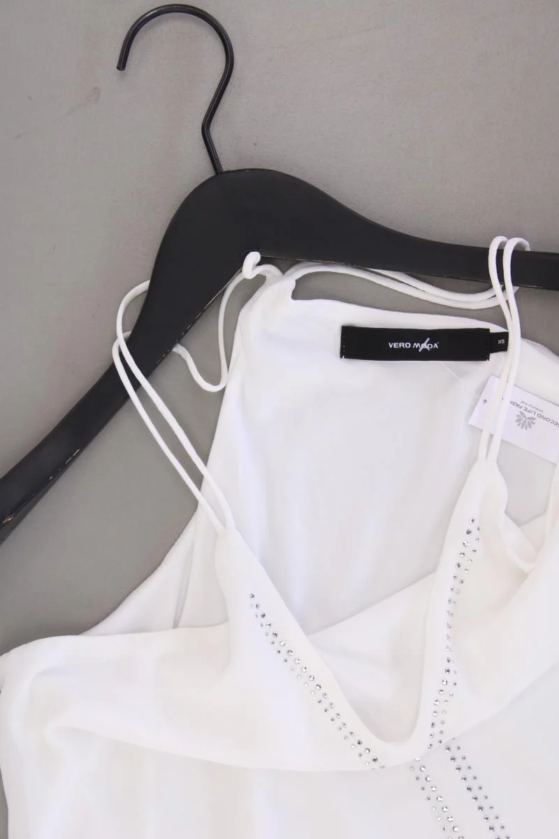 Vero Moda Spaghetti-Top Gr. XS weiß