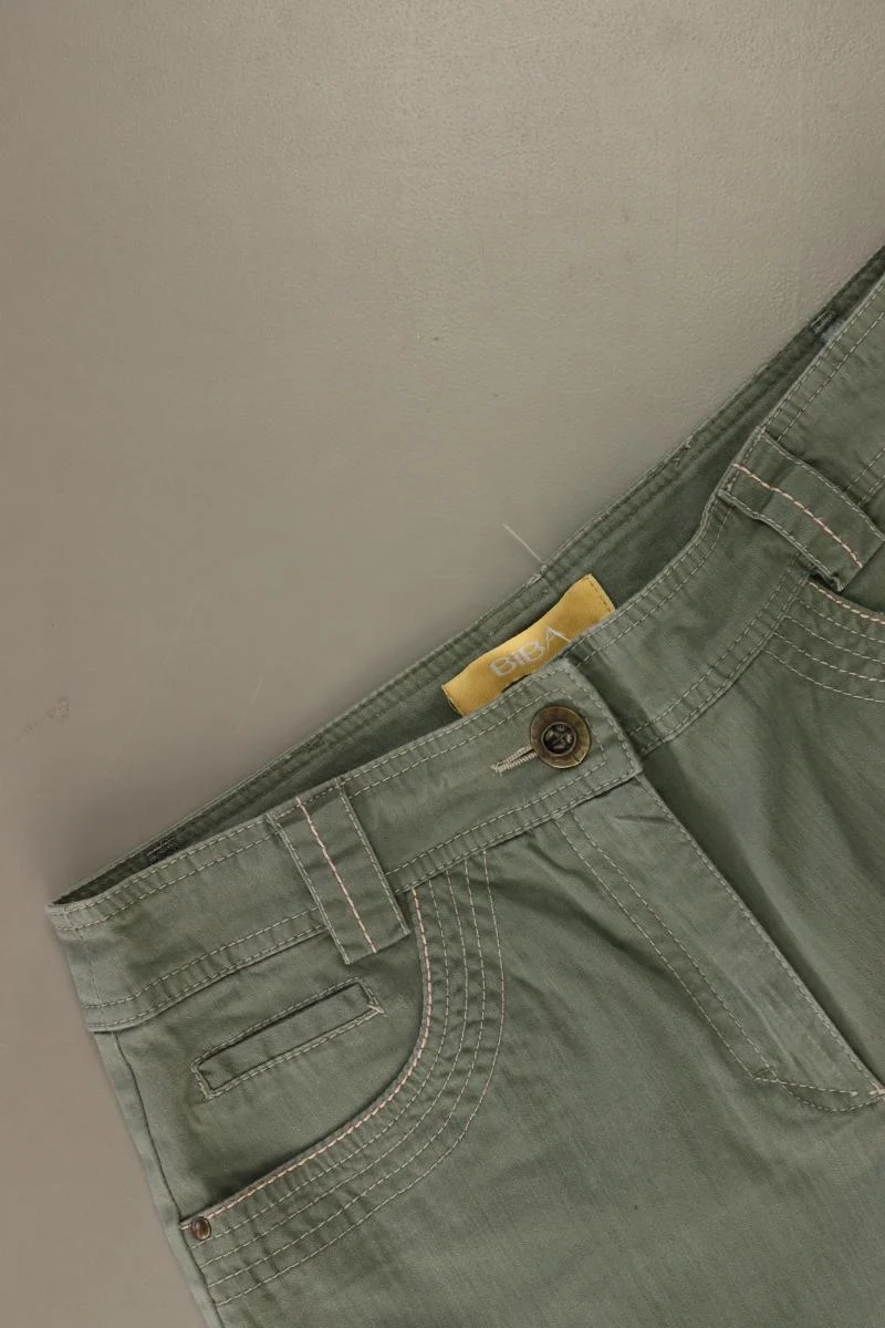 Biba Hose Gr. 36 Vintage olivgrün aus Baumwolle