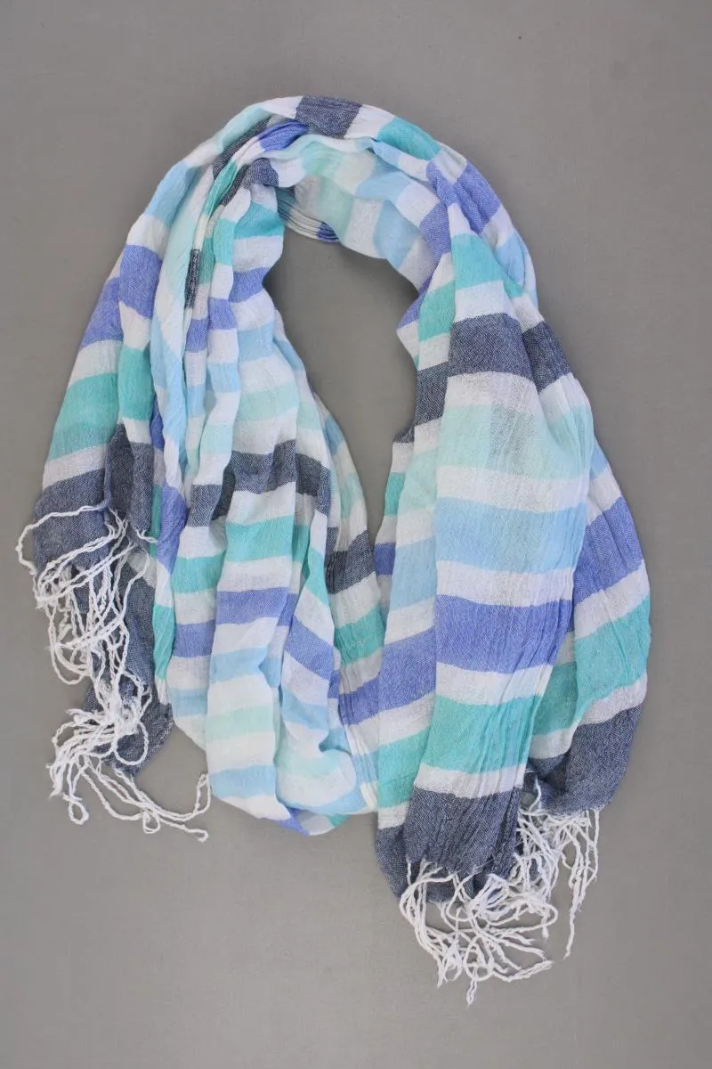 Tuch gestreift blau