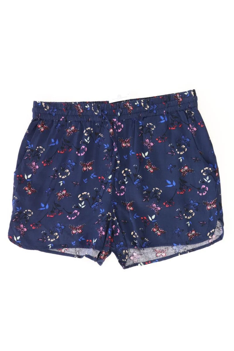 Vero Moda Shorts Gr. M mit Blumenmuster blau aus Viskose
