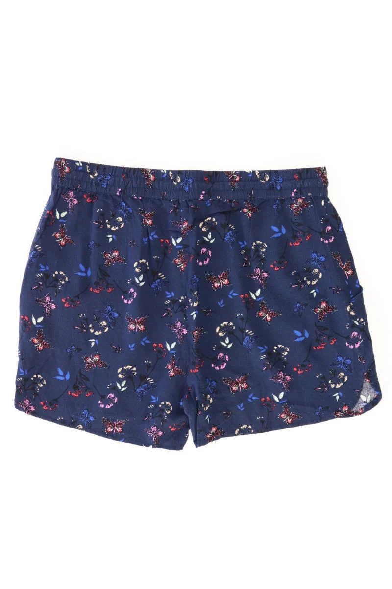 Vero Moda Shorts Gr. M mit Blumenmuster blau aus Viskose