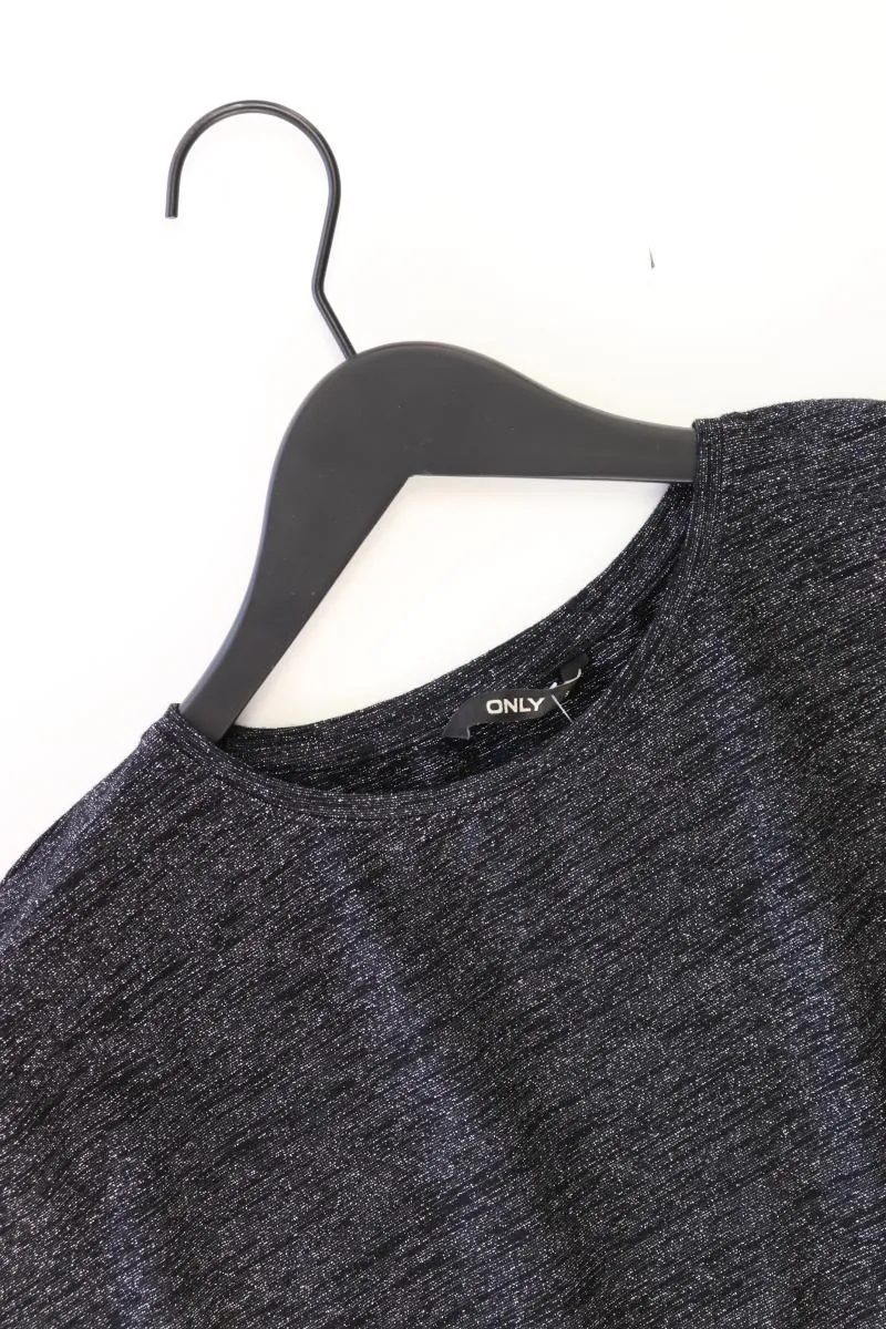 Only T-Shirt Gr. S Kurzarm mit Glitzer schwarz aus Viskose