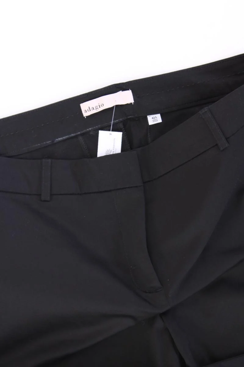 Adagio Hose Gr. 42 schwarz aus Baumwolle