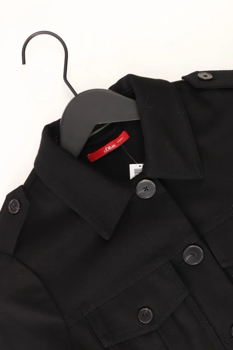 s.Oliver Übergangsjacke Gr. 36 neuwertig schwarz aus Viskose