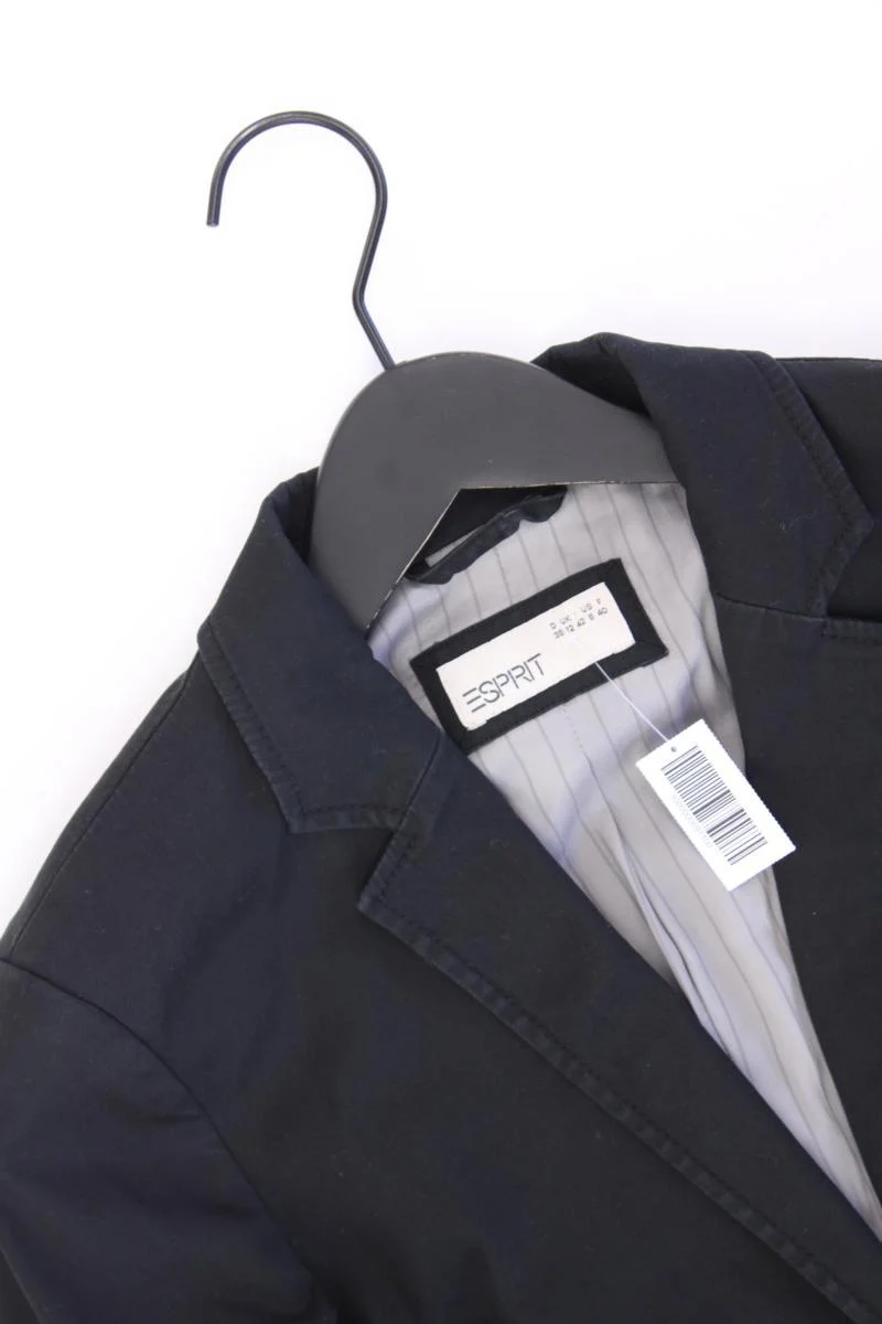 Esprit Regular Blazer Gr. 38 schwarz aus Baumwolle
