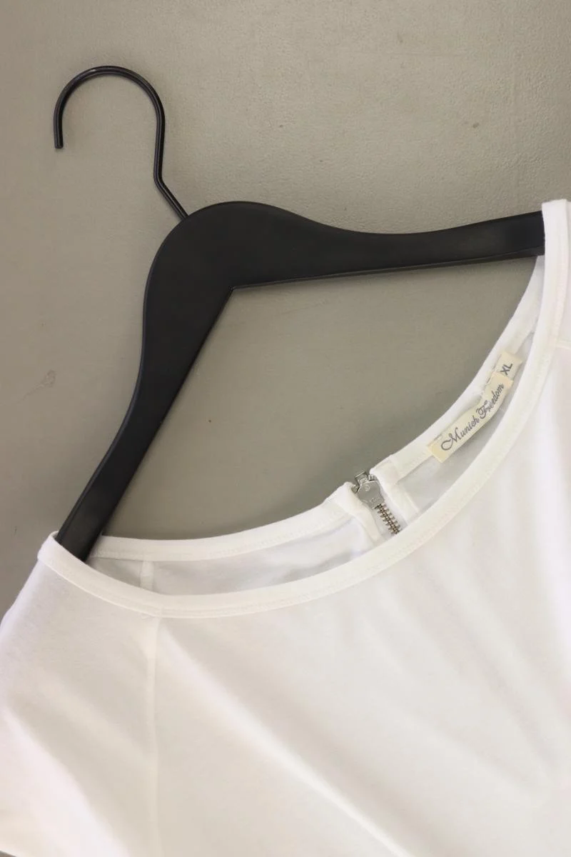 munich freedom T-Shirt Gr. XL Kurzarm weiß aus Viskose
