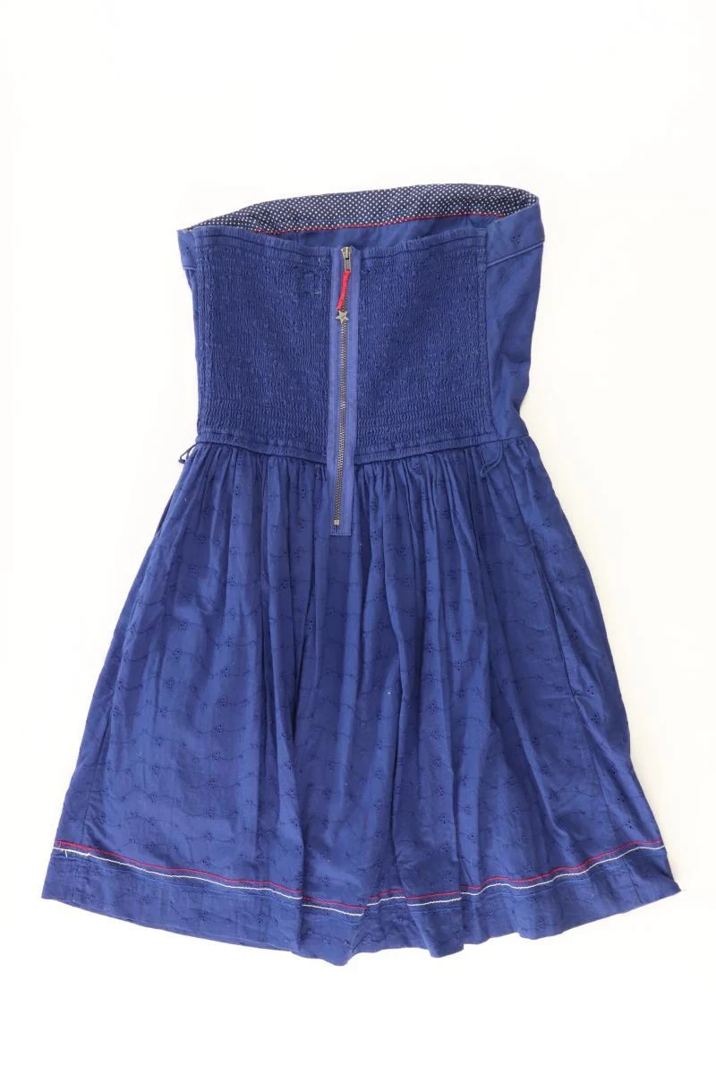 Hilfiger Denim Bandeaukleid Gr. M Ärmellos blau aus Baumwolle