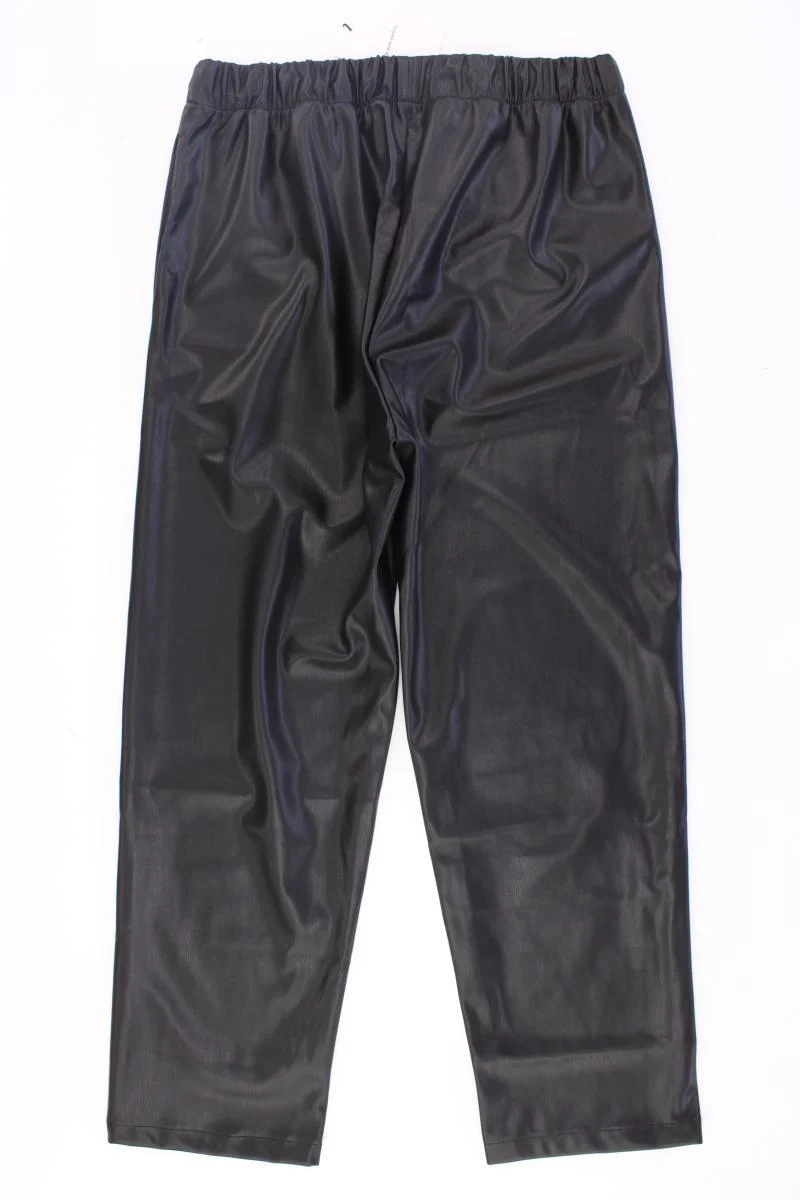 The New Society Kunstlederhose Gr. L neu mit Etikett schwarz aus Polyamid