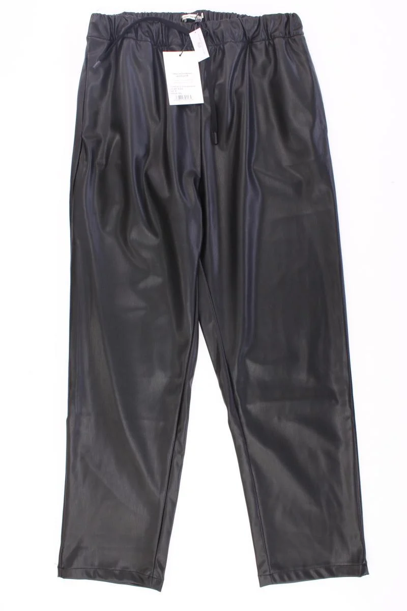 The New Society Kunstlederhose Gr. M neu mit Etikett schwarz aus Polyamid