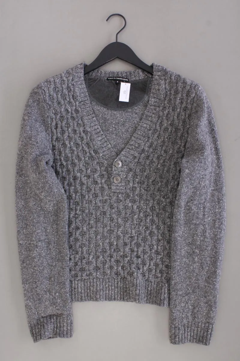 Drykorn Wollpullover für Herren Gr. M grau