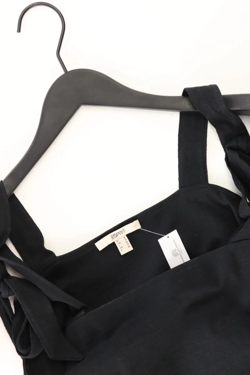 Esprit Trägerkleid Gr. S neuwertig schwarz aus Baumwolle