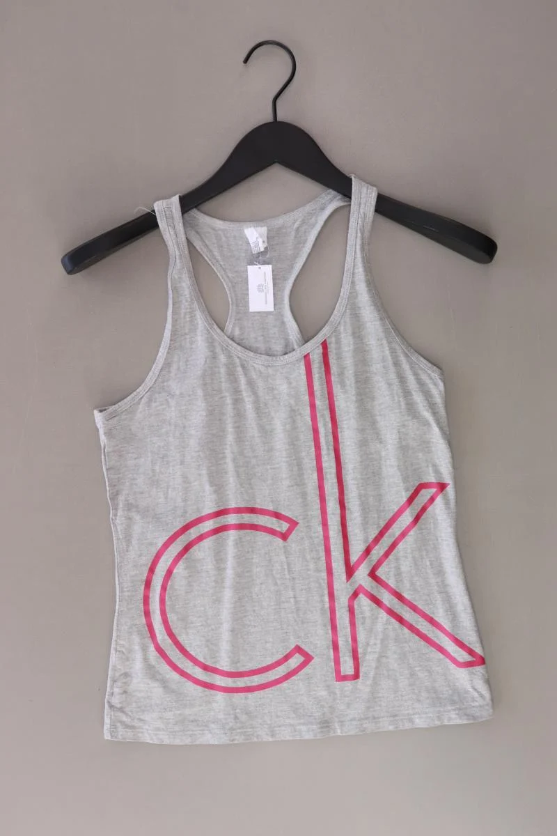 Calvin Klein Trägertop Gr. S grau aus Baumwolle