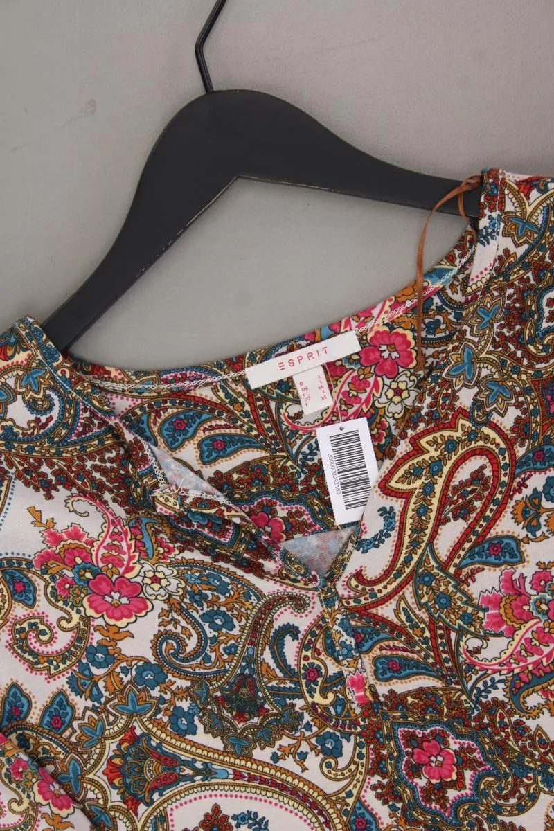 Esprit Shirt mit V-Ausschnitt Gr. L mit Paisleymuster neuwertig 3/4 Ärmel