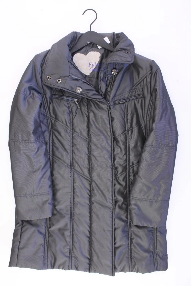 FABIANI Regular Mantel Gr. 42 neuwertig grau aus Polyester