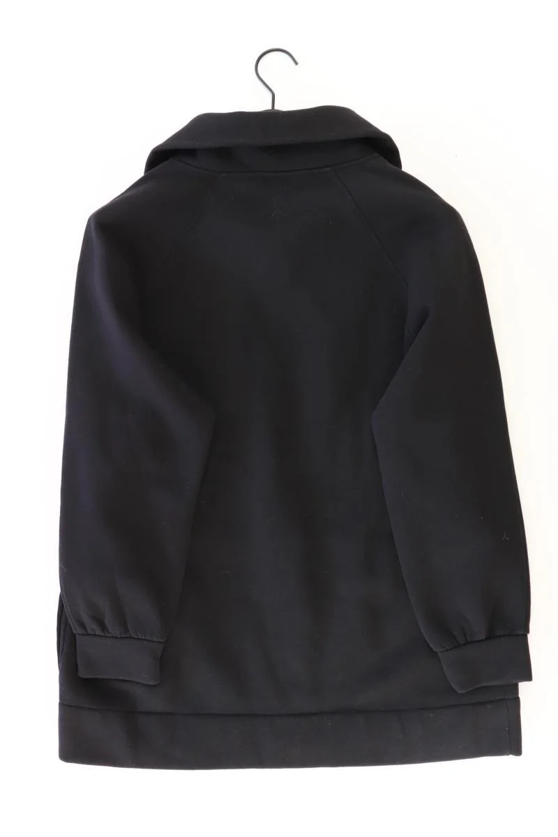 pier antonio gaspari Lange Jacke Gr. IT 46 (M) schwarz aus Baumwolle