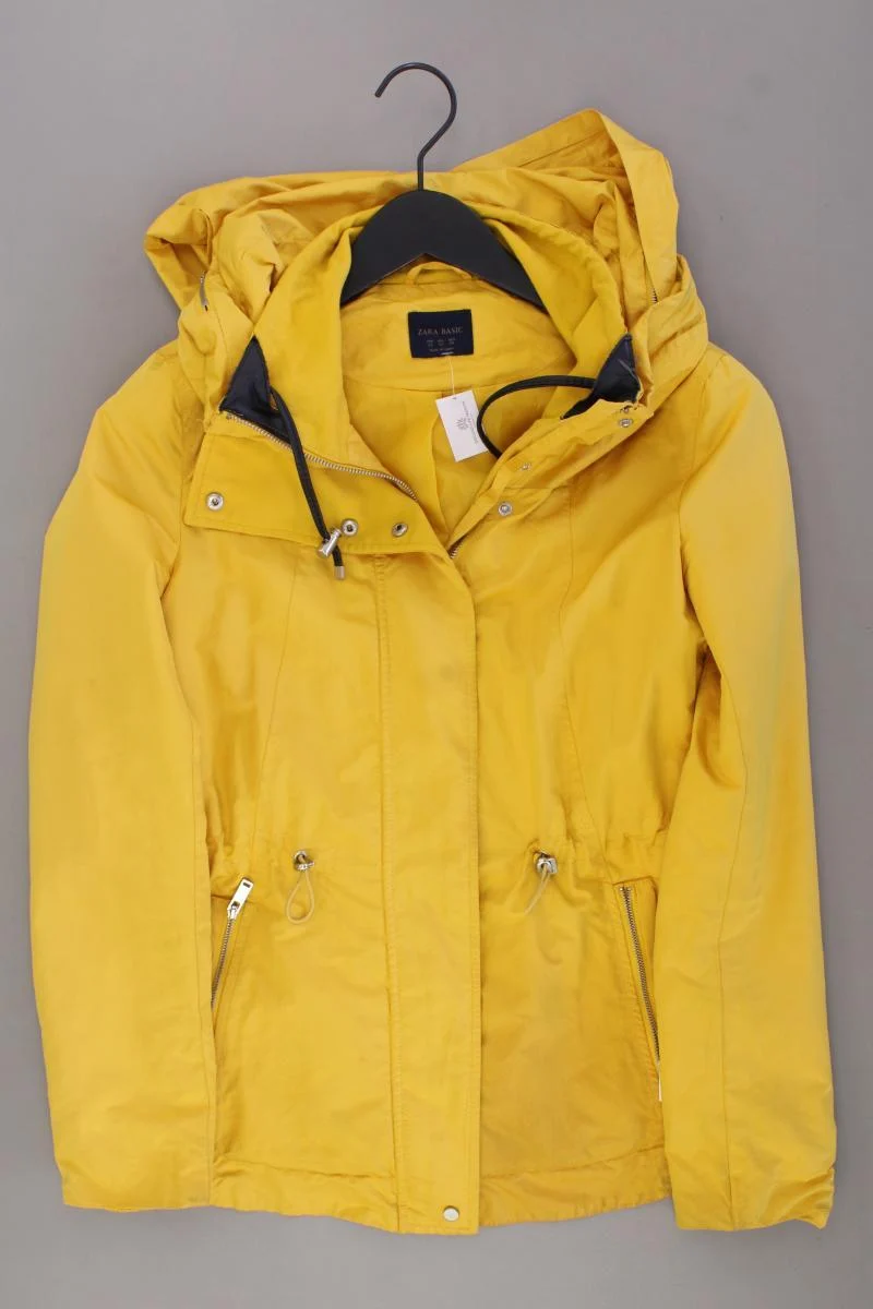 Zara Übergangsjacke Gr. XS gelb aus Polyester