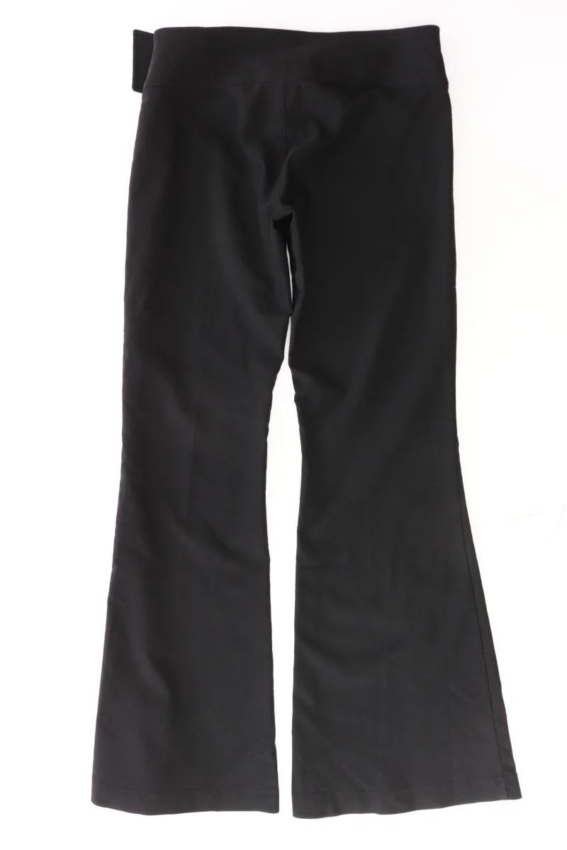 Hose Gr. 38 mit Gürtel Vintage schwarz aus Polyester