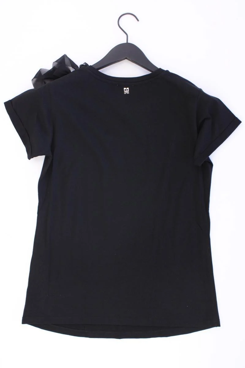 Twin Set T-Shirt Gr. S Kurzarm schwarz aus Baumwolle