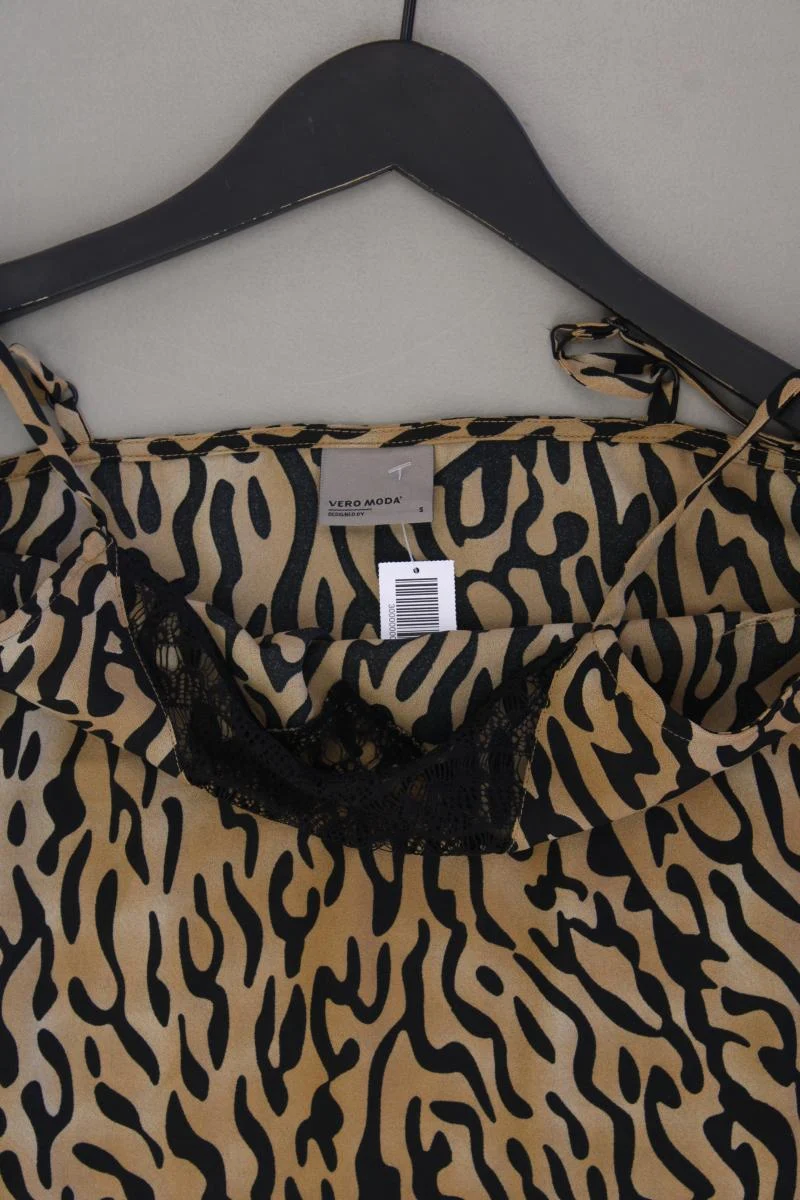 Vero Moda Camisole Gr. S mit Tierdruck neuwertig braun