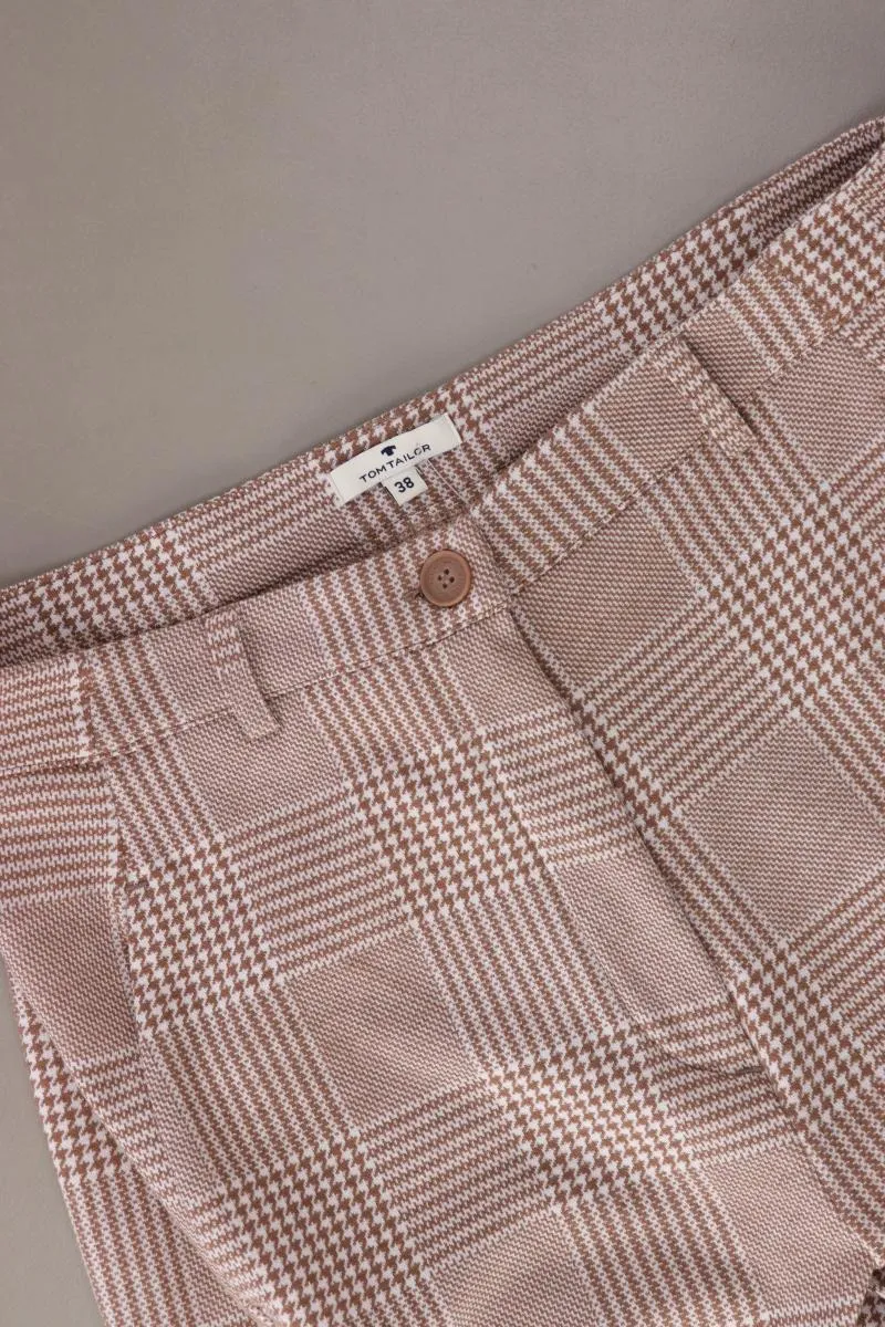 Tom Tailor Hose Gr. 38 hahnentritt neuwertig braun aus Polyester