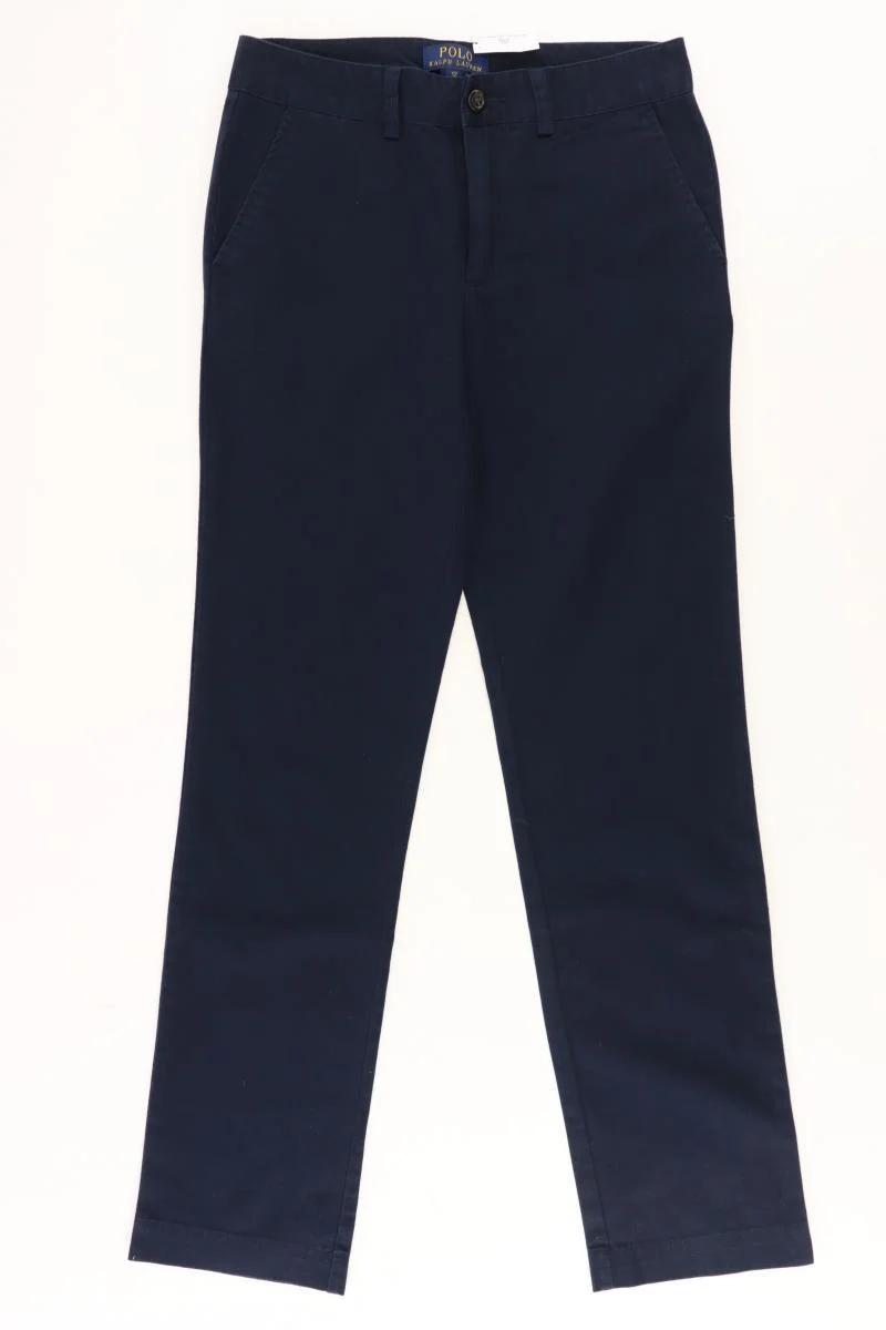 Polo by Ralph Lauren Stoffhose Gr. UK 12 (S) blau aus Baumwolle