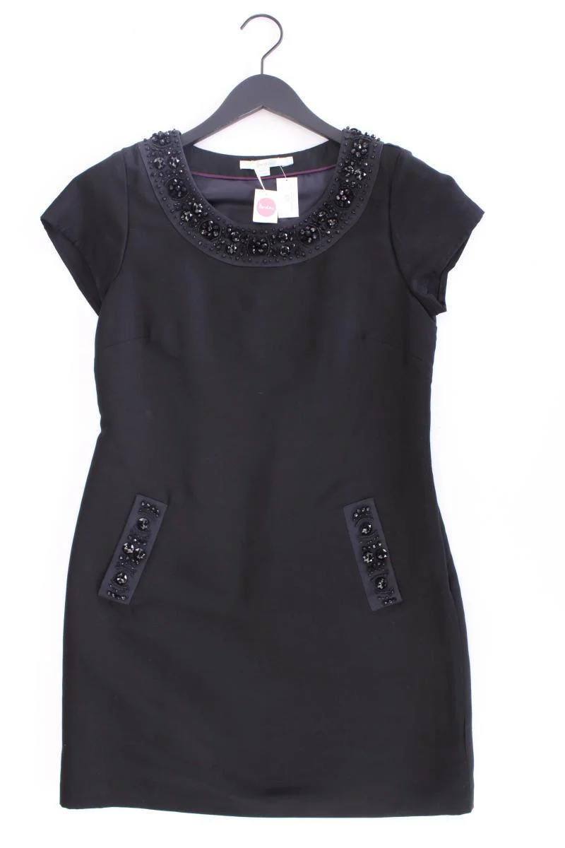 Boden Bleistiftkleid Gr. UK 10 (S) neu mit Etikett Kurzarm schwarz aus Baumwolle