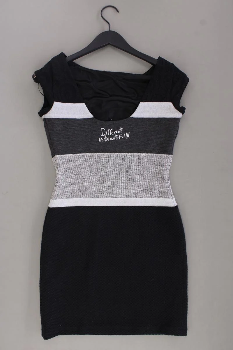 Desigual Etuikleid Gr. S Kurzarm schwarz aus Polyester
