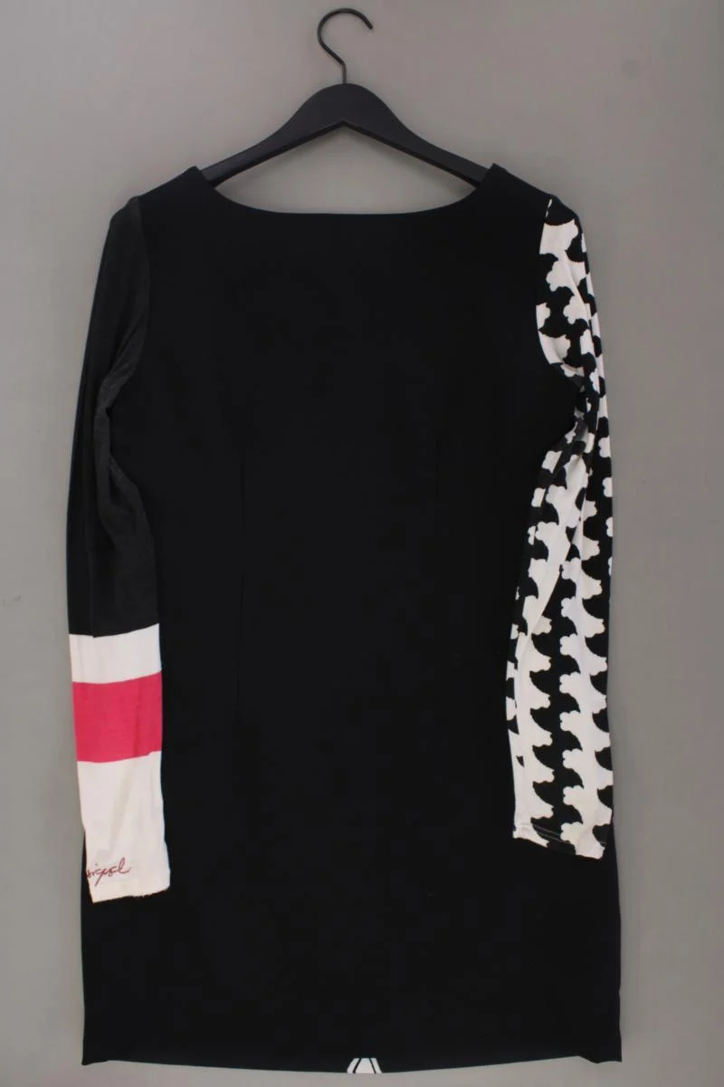 Desigual Langarmkleid Gr. 42 schwarz aus Polyester