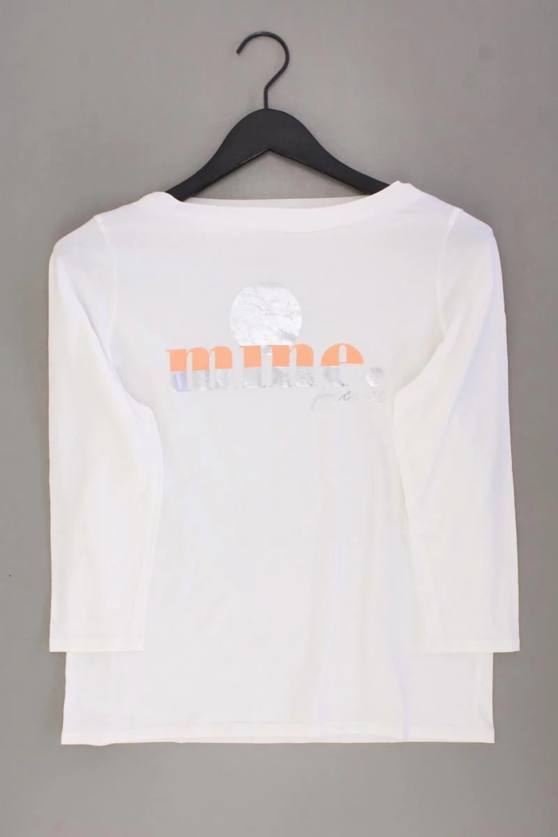 Street One Regular Shirt Gr. 36 3/4 Ärmel weiß