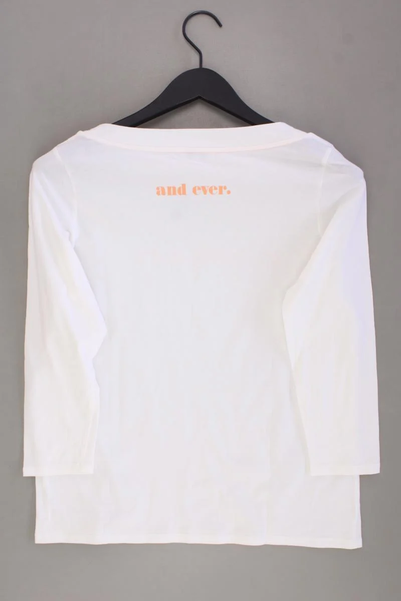 Street One Regular Shirt Gr. 36 3/4 Ärmel weiß