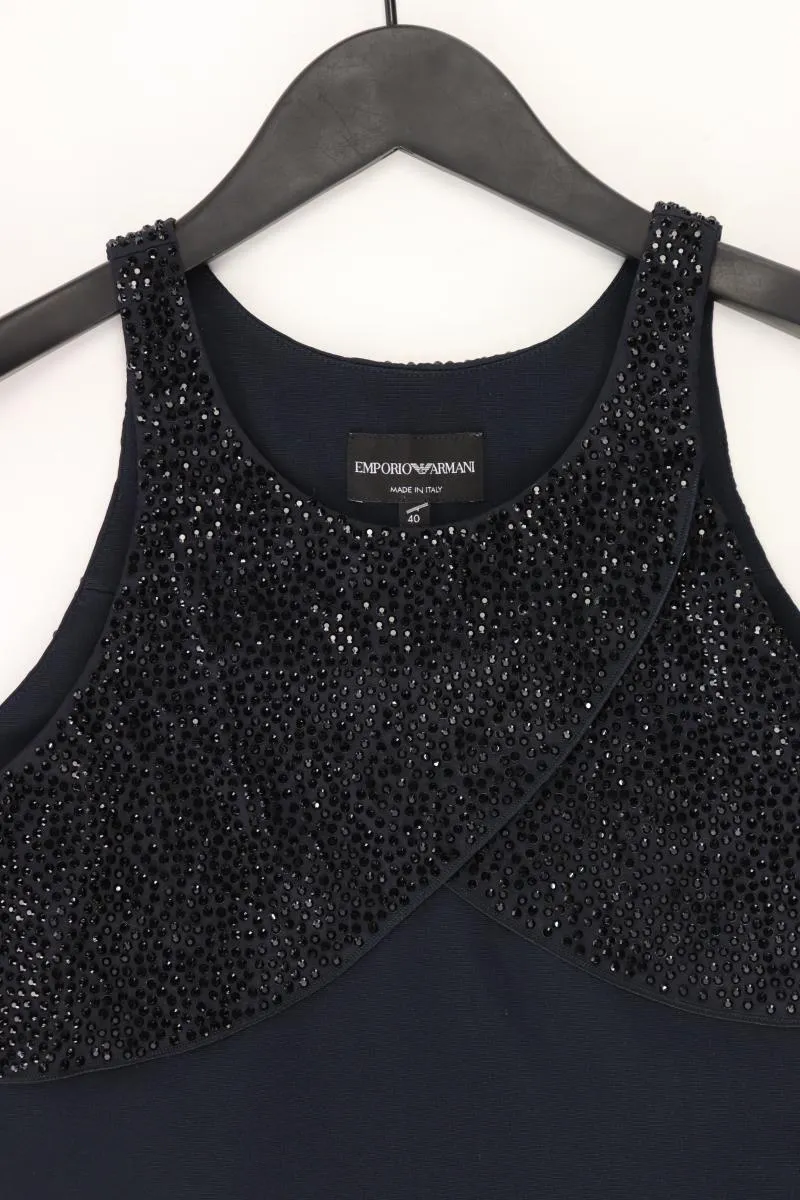 Emporio Armani Trägertop Gr. 40 neuwertig blau aus Viskose