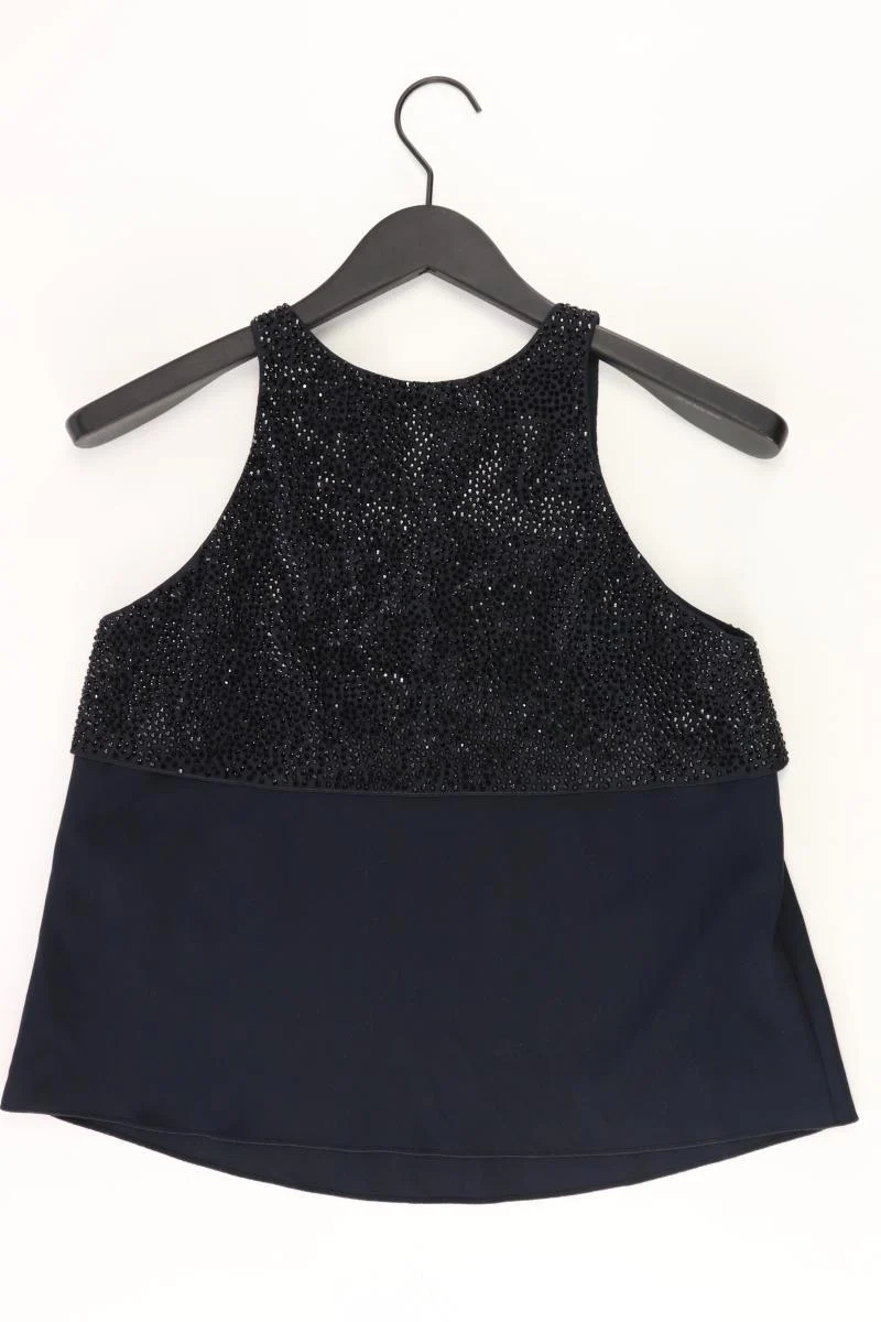 Emporio Armani Trägertop Gr. 40 neuwertig blau aus Viskose