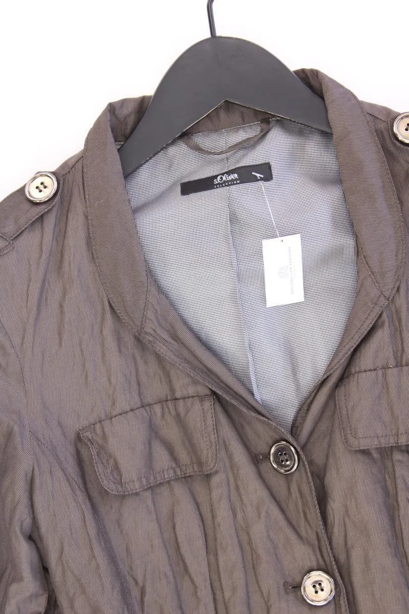 s.Oliver Selection Regular Jacke Gr. 38 braun aus Polyamid