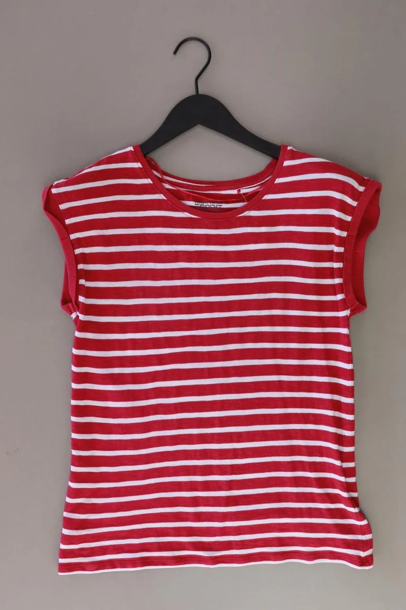 Esprit Ringelshirt Gr. XS gestreift Kurzarm pink aus Baumwolle