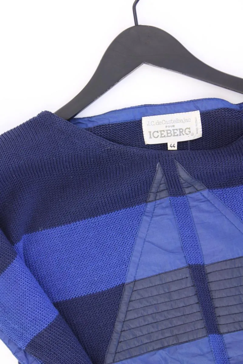 Iceberg J.C. de Castelbajao pour Iceberg Kurzarmpullover Gr. 44 blau
