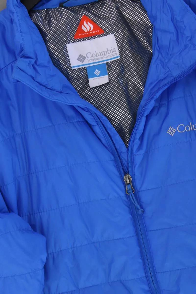 Columbia Lange Jacke für Herren Gr. L blau aus Nylon
