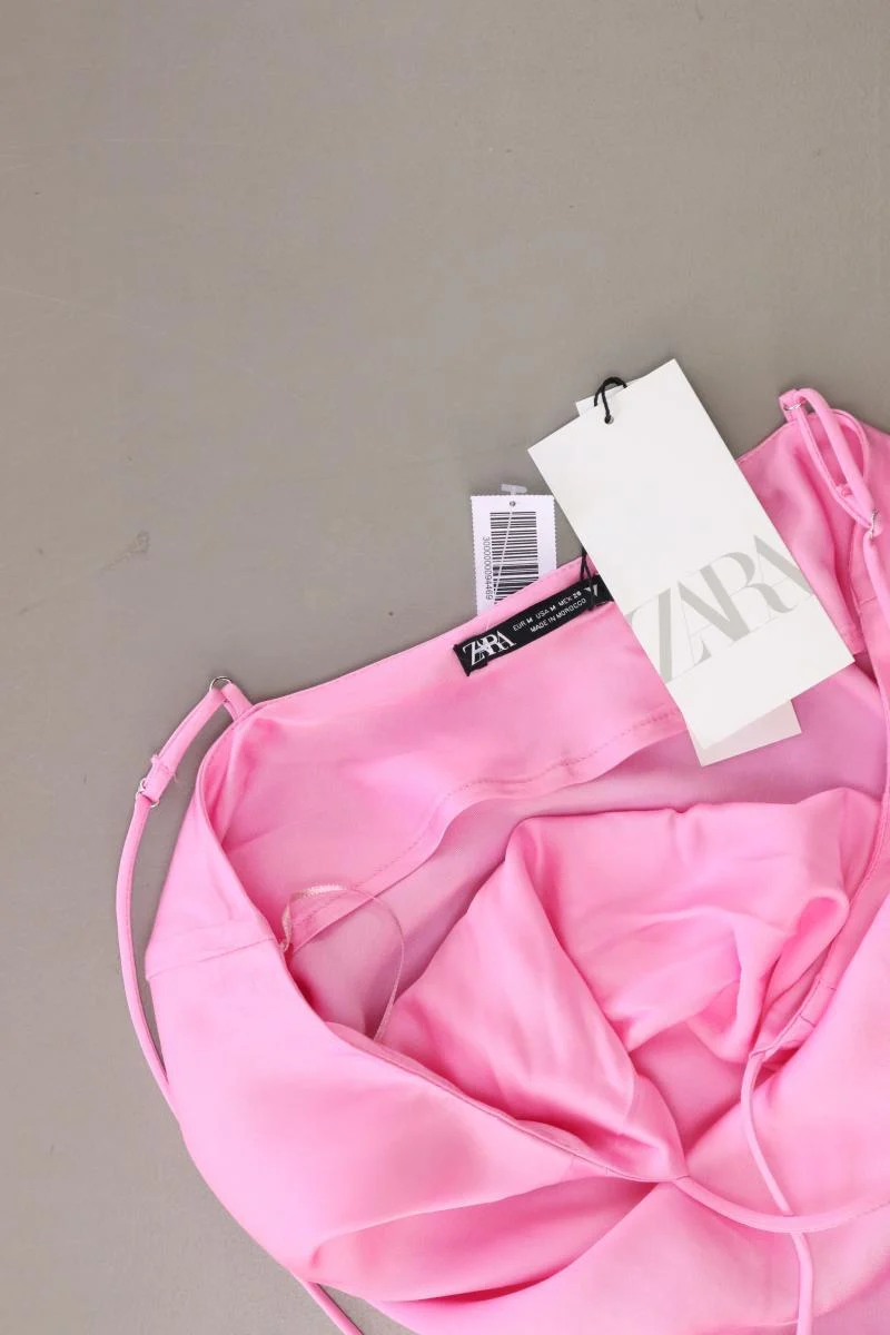Zara Spaghetti-Top Gr. M neu mit Etikett rosa aus Polyester