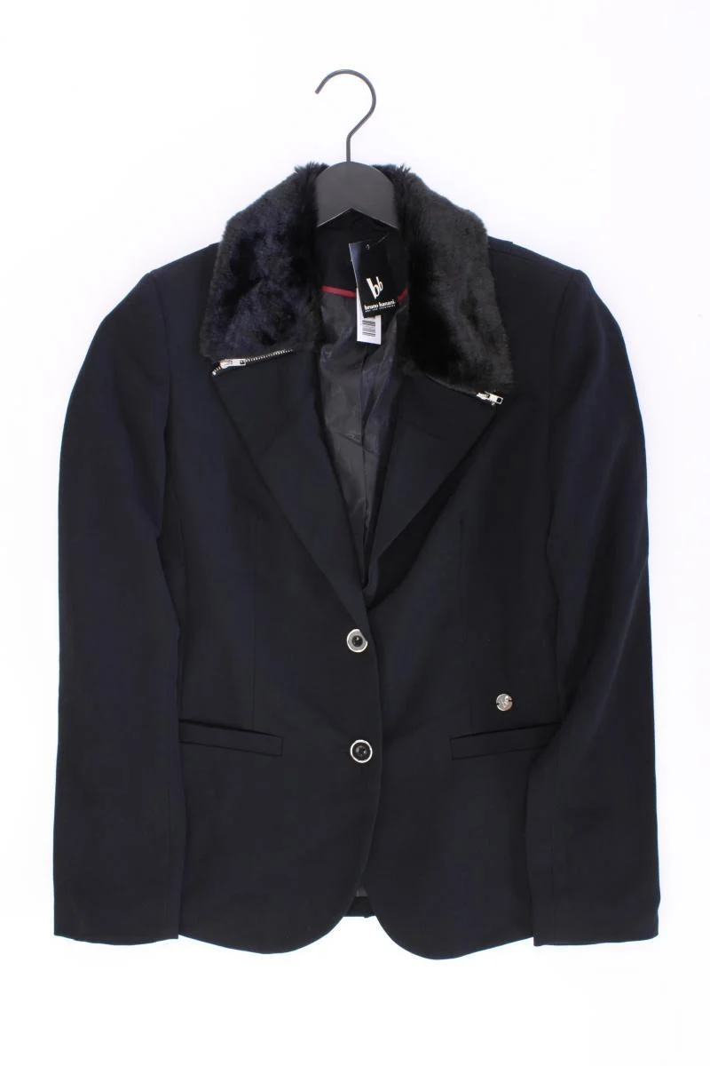 Bruno Banani Regular Blazer Gr. 38 neu mit Etikett schwarz aus Polyester