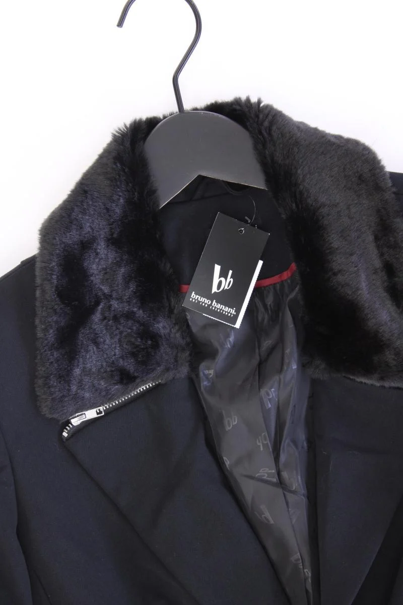 Bruno Banani Regular Blazer Gr. 38 neu mit Etikett schwarz aus Polyester