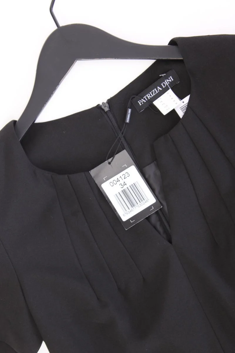 Patrizia Dini Bleistiftkleid Gr. 34 neu mit Etikett Kurzarm schwarz
