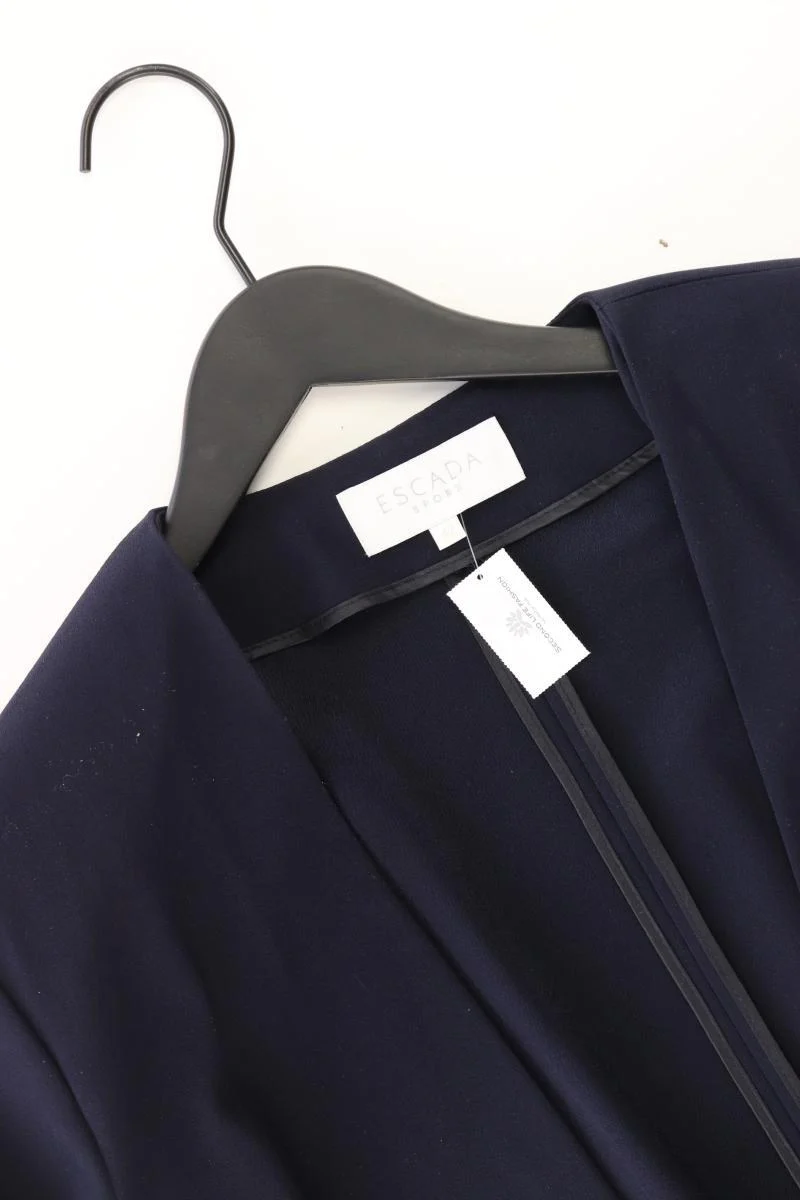 Escada Sport Regular Cardigan Gr. 42 Langarm blau aus Acetat