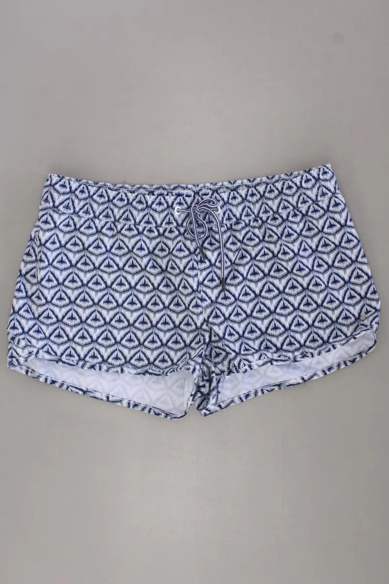 Maui-Wowie Shorts Gr. L geometrisches Muster neuwertig blau aus Polyester