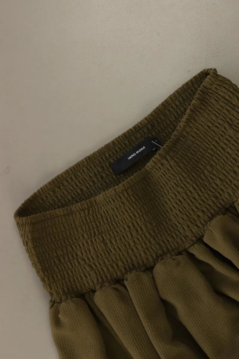 Vero Moda Stretchrock Gr. S olivgrün aus Polyester
