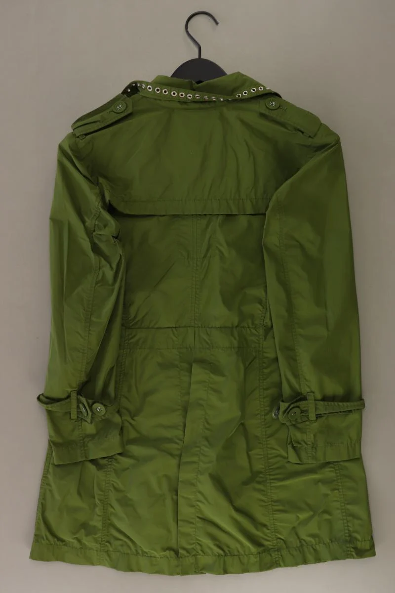 Add Regular Mantel Gr. 36 mit Gürtel grün aus Polyester