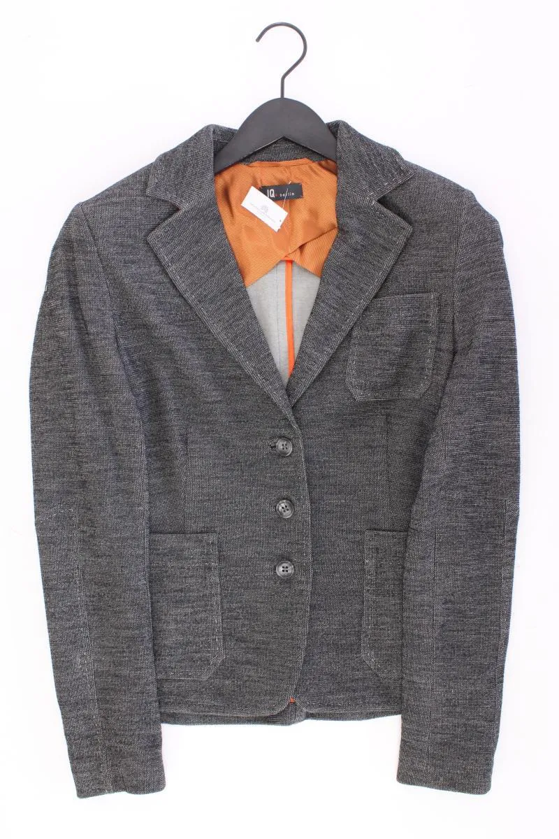 IQ Berlin Slim Blazer Gr. 38 neuwertig grau aus Baumwolle