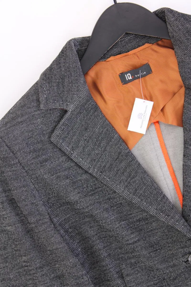 IQ Berlin Slim Blazer Gr. 38 neuwertig grau aus Baumwolle