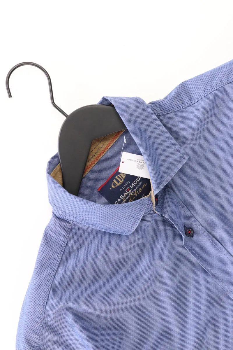 Casa Moda Langarmhemd für Herren Gr. XL blau aus Baumwolle
